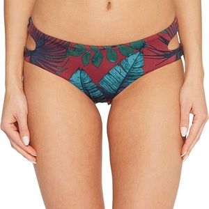 Bikini Lab Cutout Hipster Bottoms, size large NWT